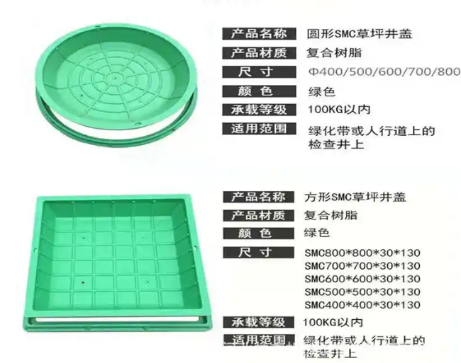 胡场镇树脂复合种植井盖展示